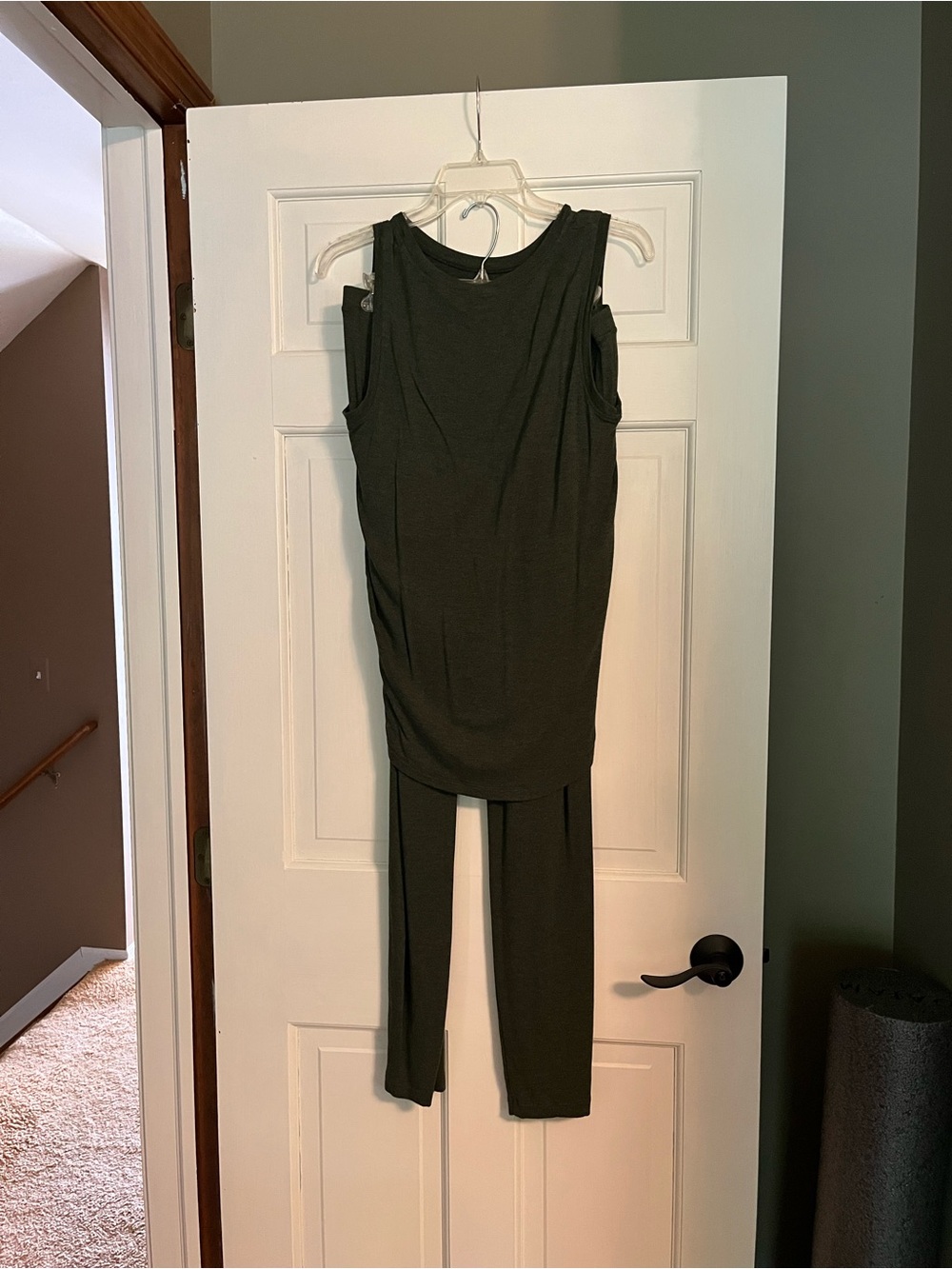 Cabi 5372 loden Green Knit Jumpsuit Small - Picture 4 of 6